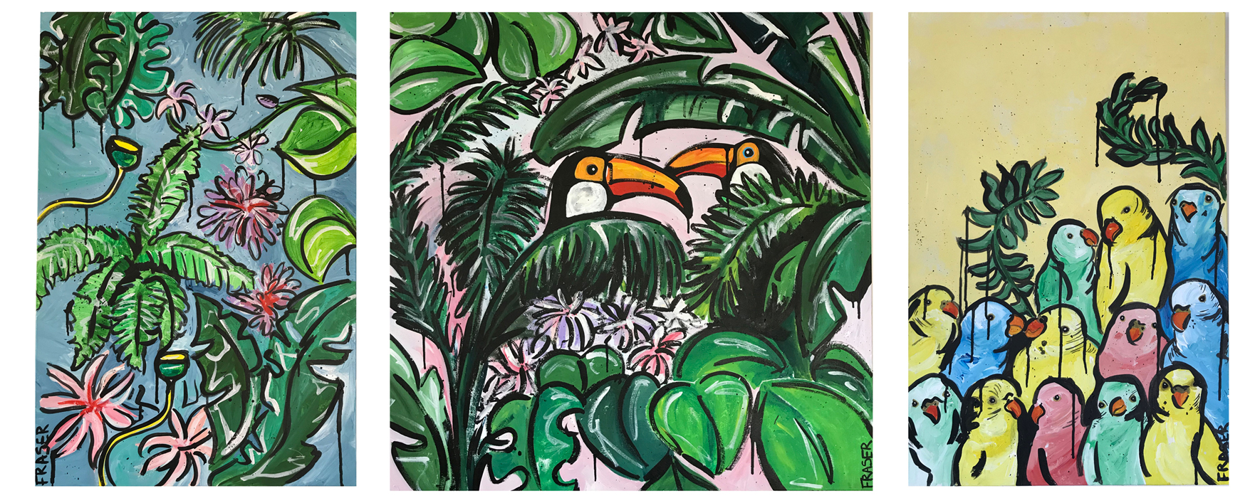 Art Gallery Showcase | Birds of a Feather – Abi Fraser | Sydney ...